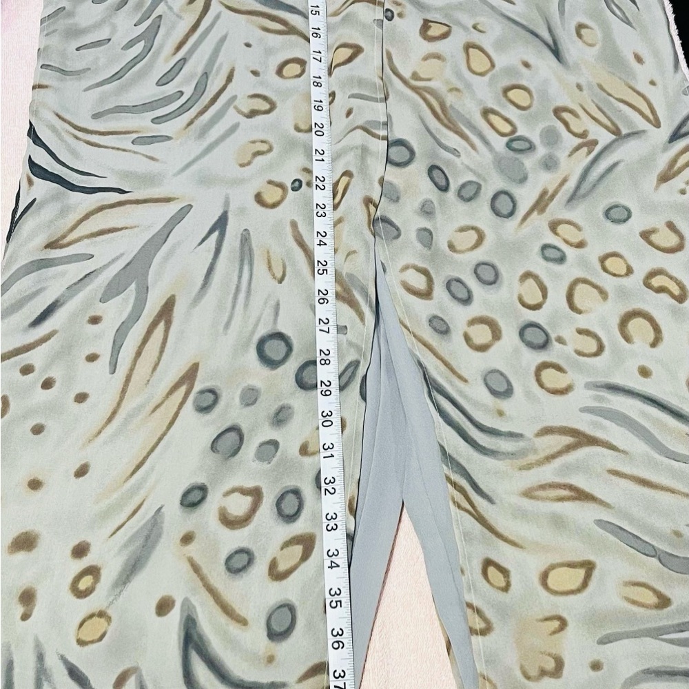 Gantos Tan Gray Loungewear Womens 14 Long Pants Zipper - Picture 5 of 7